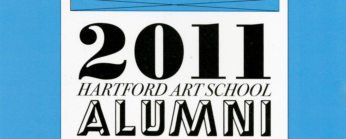 Postcard promoting the 2011 Hartford Art School Alumni Juried Exhibition