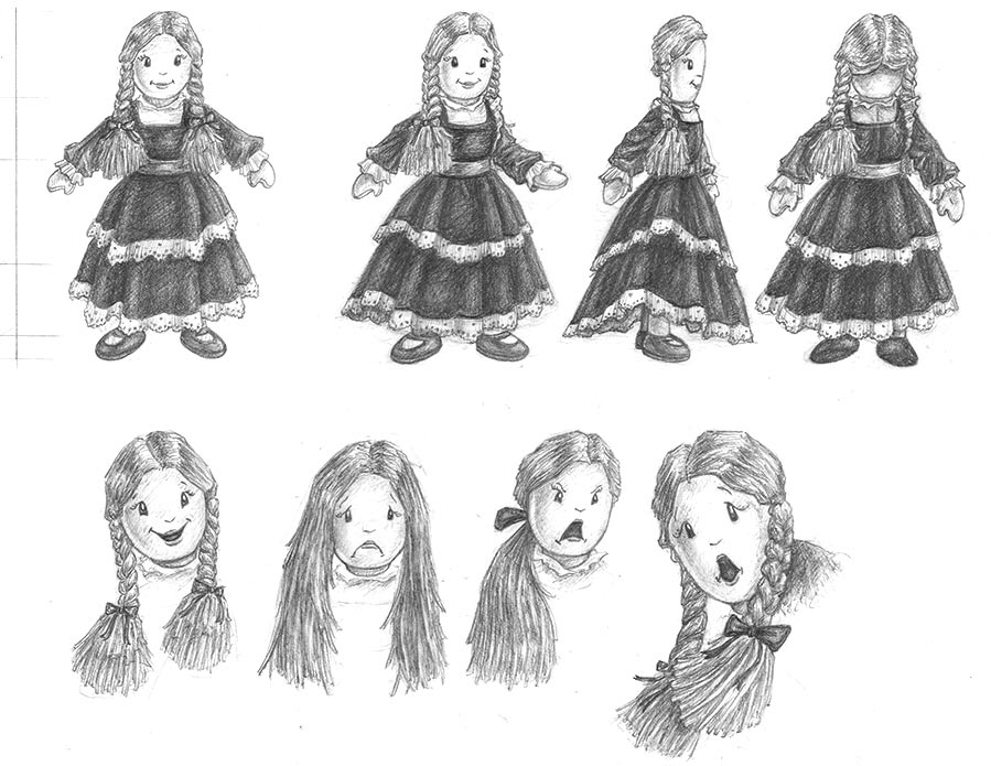 Rag Doll character model sheet