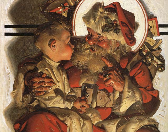 J.C. Leyendecker's interpretation of Santa Claus
